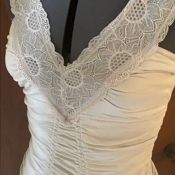 Free People Tops - Free people ruched lace top